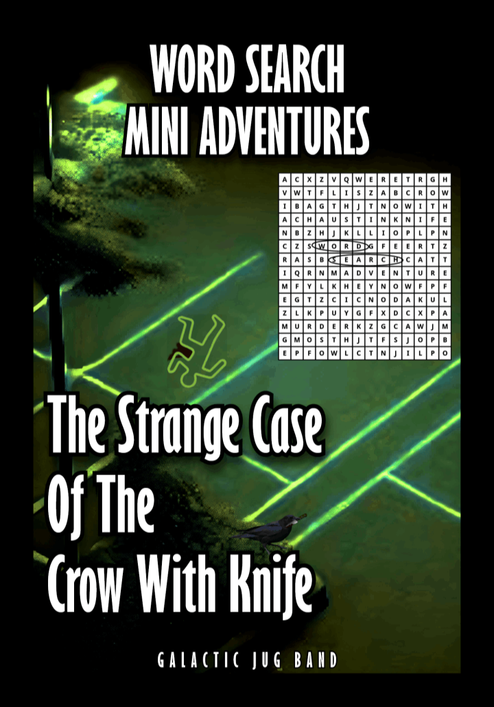 Word Search Mini Adventures: The Strange Case Of The Crow With Knife
