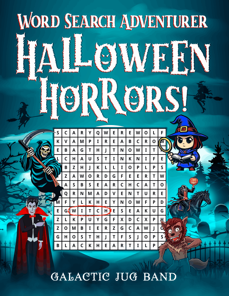 Word Search Adventurer Halloween Horrors