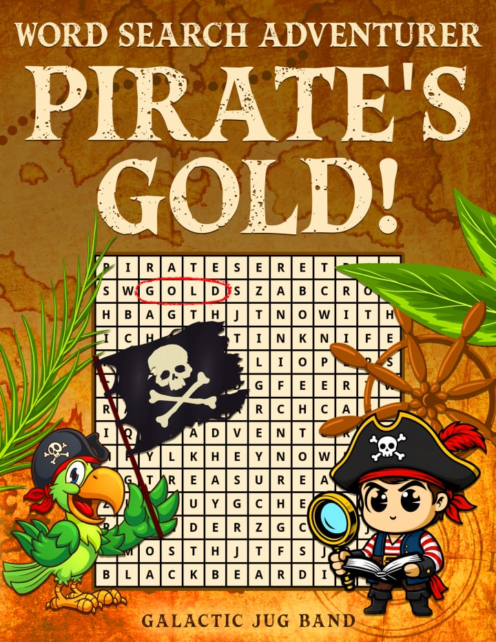 Word Search Adventurer Pirate's Gold!
